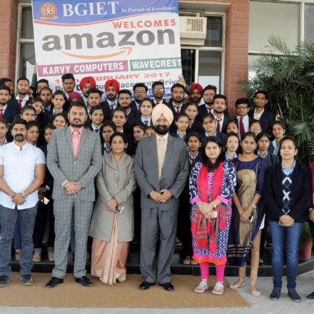 AMAZON SELECTED 23 STUDENTS OF BHAI GURDAS GROUP OF INSTITUTIONS